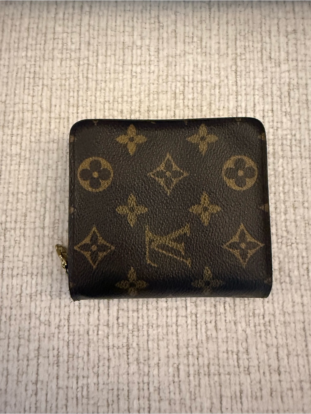 Louis Vuitton Monogram Snap Compact Wallet - Brown & Gold - Picture 2 of 8